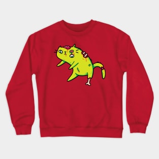 Zombie Cat Crewneck Sweatshirt